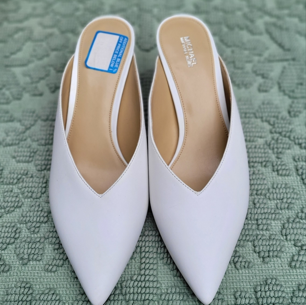 Michael Kors Pointed Toe Slip On Heels
